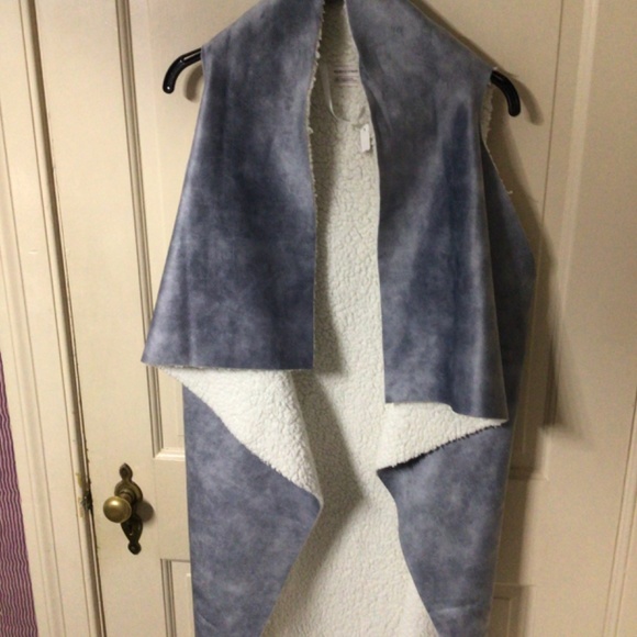 Melrose and Market Grey Blue Vest/Jacket - Picture 3 of 4